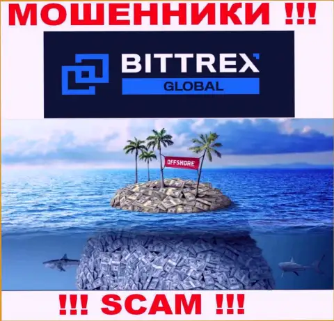 Bermuda - здесь, в оффшорной зоне, отсиживаются internet-кидалы Bittrex Com