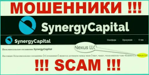Юридическое лицо, владеющее internet-мошенниками Nexus LLC - это Nexus LLC