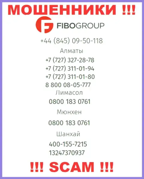 Не позволяйте internet-мошенникам из организации Фибо Форекс себя обувать, могут названивать с любого телефонного номера