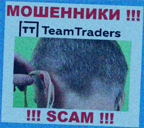 С Team Traders не сумеете заработать, затащат в свою компанию и сольют под ноль