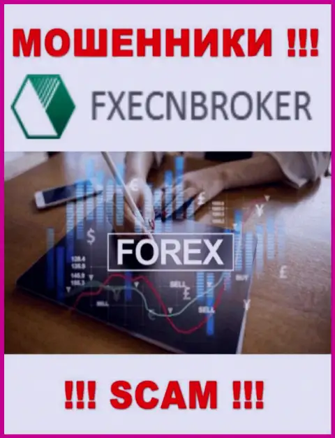 Форекс - именно в этом направлении предоставляют услуги internet мошенники FX ECN Broker