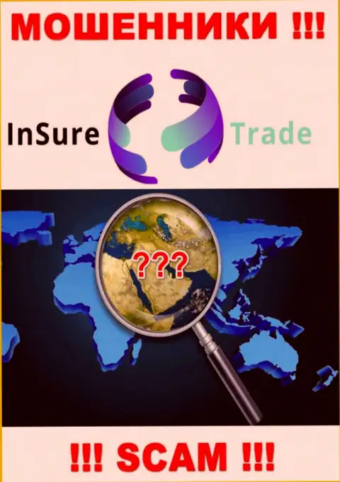 Инфу о юрисдикции Insure Trade вы не сумеете отыскать, прикарманивают вложенные денежные средства и делают ноги безнаказанно