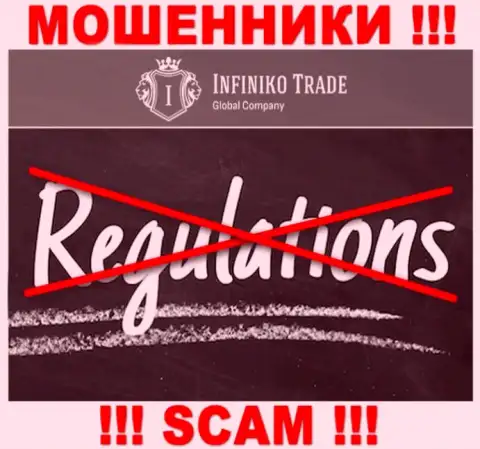 Infiniko Trade легко отожмут Ваши депозиты, у них нет ни лицензии, ни регулирующего органа