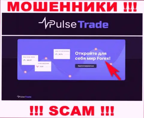 Pulse-Trade, прокручивая делишки в области - ФОРЕКС, оставляют без денег своих доверчивых клиентов