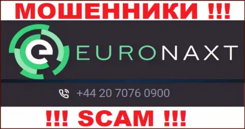 С какого телефонного номера Вас станут обманывать трезвонщики из EuroNaxt Com неведомо, будьте очень бдительны