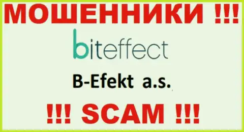 Bit Effect - ЖУЛИКИ ! Б-Эфект а.с. - это компания, владеющая данным лохотроном
