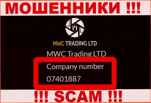 Будьте осторожны, присутствие номера регистрации у организации MWC Trading LTD (07401887) может оказаться уловкой