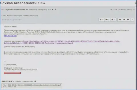 Kokoc Com связаны с Форекс-мошенником Fx Pro